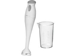 Clatronic SM3577 Stabmixer mit Mixbehälter (Weiß, 180 Watt, 500 ml)