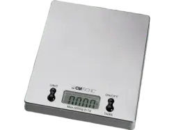 Clatronic KW 3367 Edelstahl Küchenwaage Elektronische Küchenwaage)