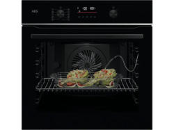 AEG TA5PB51ZAB 5000 SurroundCook® Multifunktionsbackofen mit Pyrolyse, SteamBake (71 l, Schwarz, 595 mm breit, A+, Dampfgarfunktion)