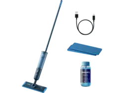 Philips XV3101/11 One UP 3000 mit 2-Pads Elektrischer Mopp, Blau