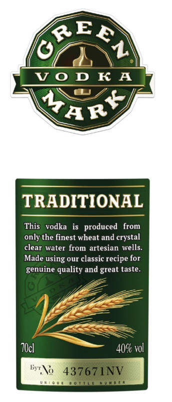 GREEN MARK Водка Traditional 40% vol