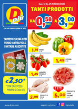 Tanti prodotti da 0.50 euro a 3.00 euro