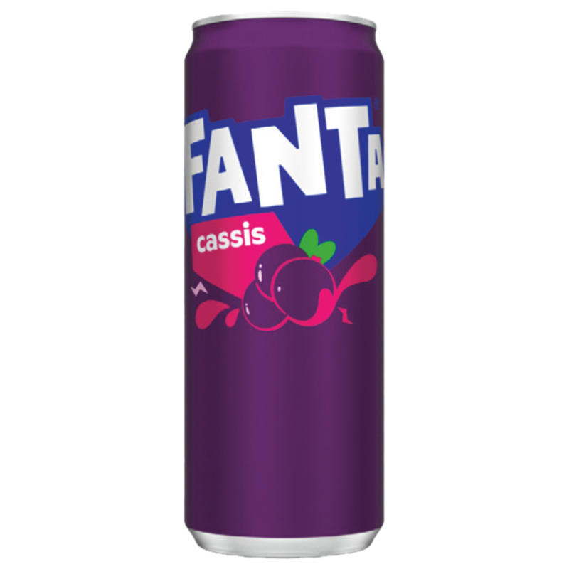 Fanta Cassis - Erfrischungsgetränk mit Johannisbeergeschmack