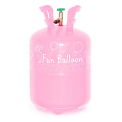 Helium Einwegflasche für 30 Ballons rosa