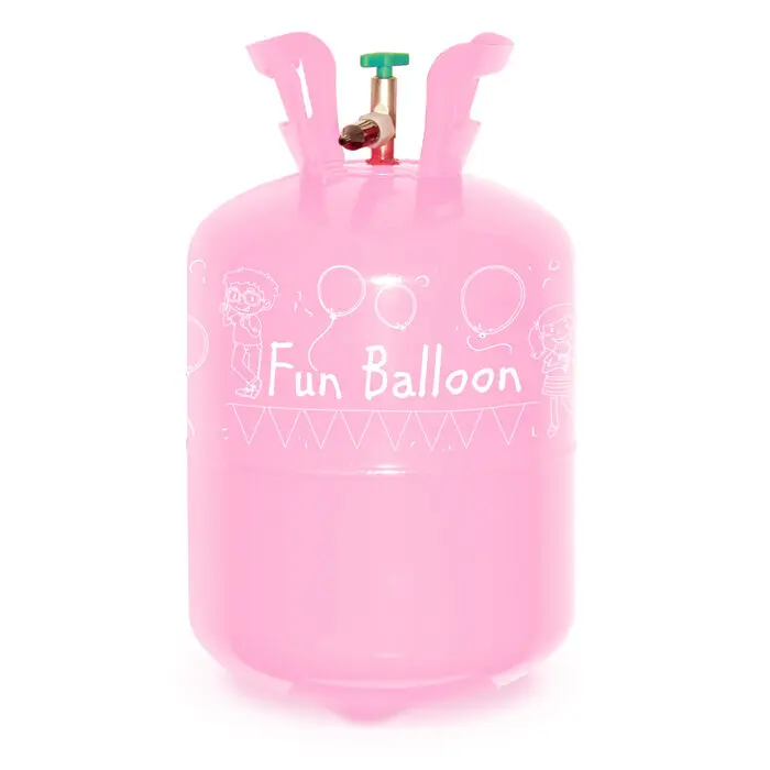 Helium Einwegflasche für 30 Ballons rosa