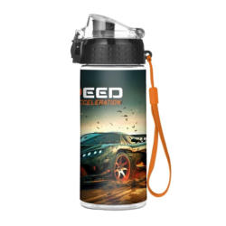 Trinkflasche Auto 500 ml BPA-frei bunt