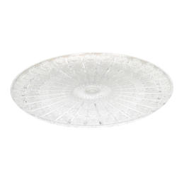 Kristallplatte Ø 30 cm transparent