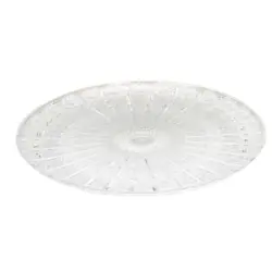 Kristallplatte Ø 30 cm transparent