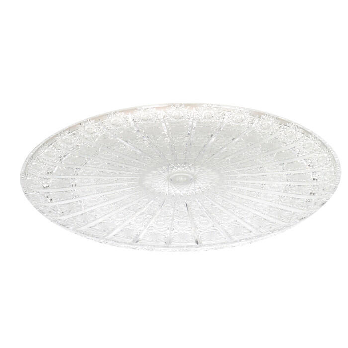 Kristallplatte Ø 30 cm transparent