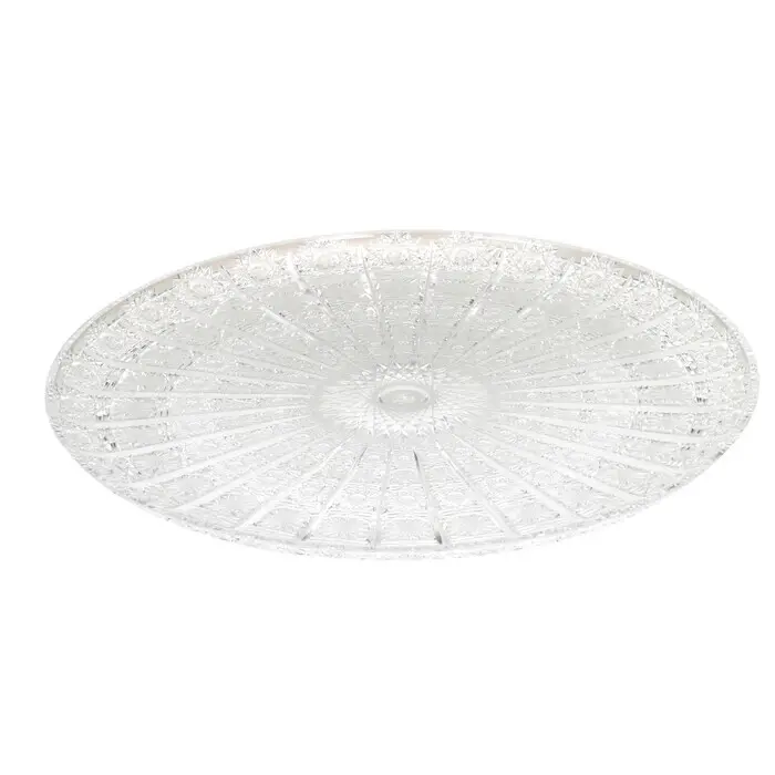 Kristallplatte Ø 30 cm transparent