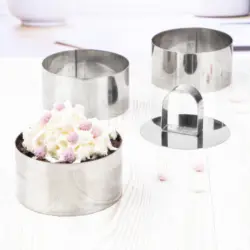 Dessertring-Set 4-teilig silber