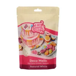 FUNCAKES Deco Melts 250 g natur weiß