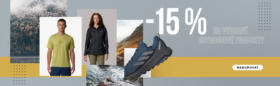 -15% na vybrané outdoorové produkty