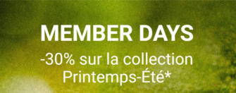 Member days -30%