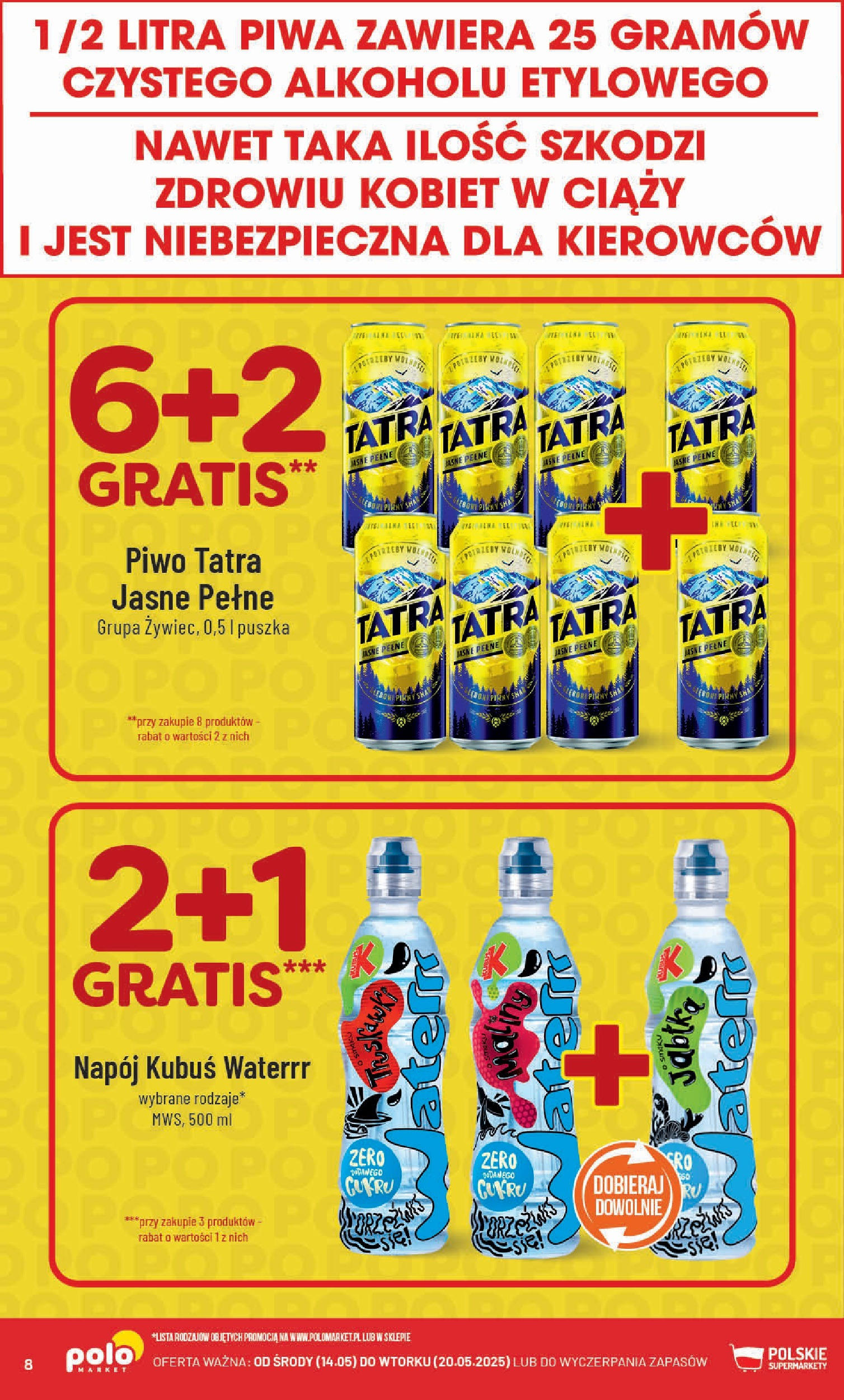 POLOmarket gazetka od jutra (14.05.2025) | Nowa PDF | Strona: 8 | Produkty: Piwo, Jab艂ka POLOmarket gazetka od jutra (14.05.2025) - Nowa PDF | Strona: 8 | Produkty: Piwo, Jab艂ka