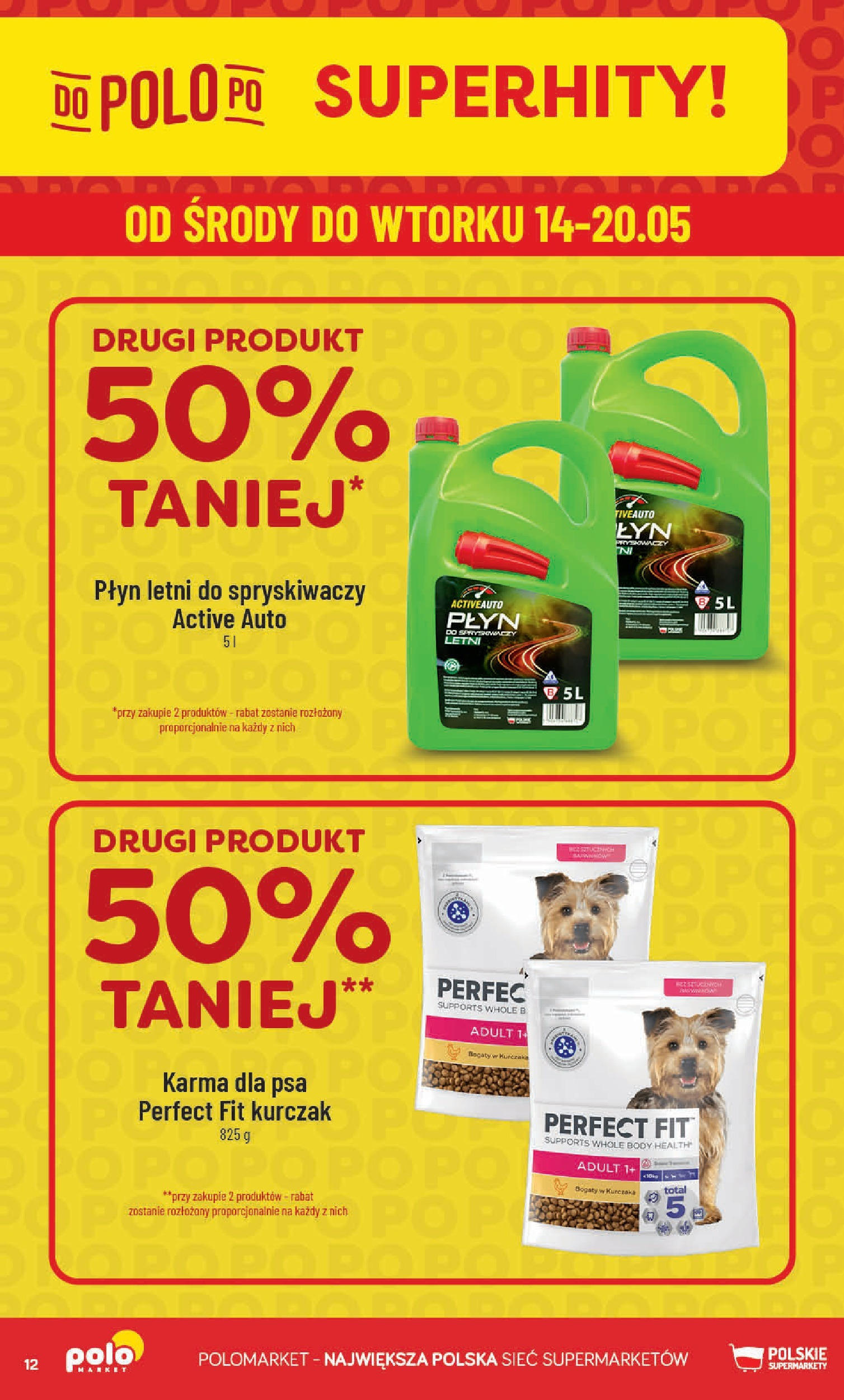 POLOmarket gazetka od jutra (14.05.2025) | Nowa PDF | Strona: 12 | Produkty: Kurczak, P艂yn do spryskiwaczy letni, P艂yn do spryskiwaczy, Karma dla psa POLOmarket gazetka od jutra (14.05.2025) - Nowa PDF | Strona: 12 | Produkty: Kurczak, P艂yn do spryskiwaczy letni, P艂yn do spryskiwaczy, Karma dla psa
