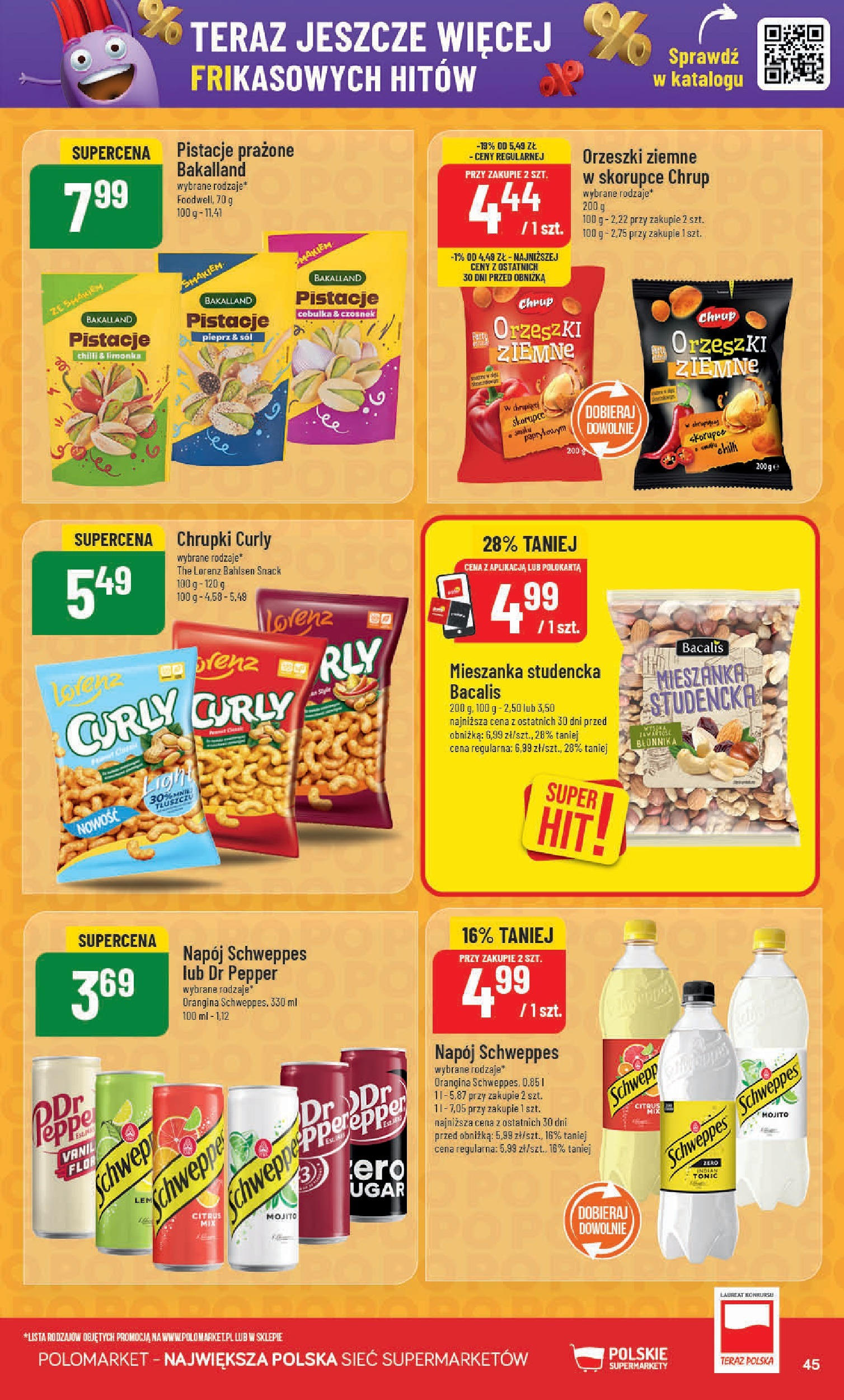 POLOmarket gazetka od jutra (14.05.2025) | Nowa PDF | Strona: 45 | Produkty: Limonka, Orzeszki ziemne, S贸l, Pieprz POLOmarket gazetka od jutra (14.05.2025) - Nowa PDF | Strona: 45 | Produkty: Limonka, Orzeszki ziemne, S贸l, Pieprz