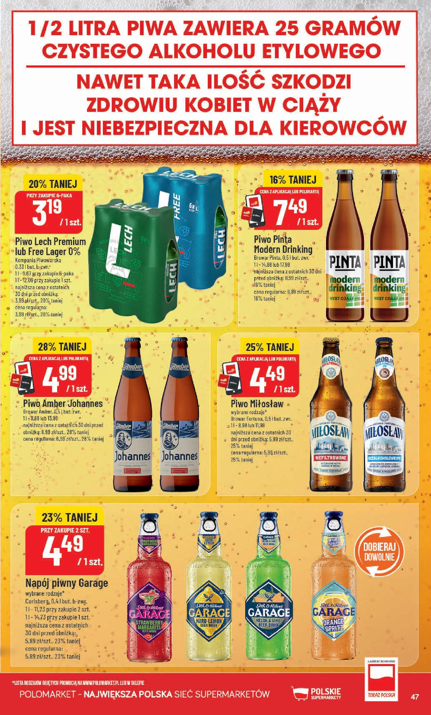 POLOmarket gazetka od jutra (14.05.2025) | Nowa PDF | Strona: 47 | Produkty: Melon, Piwo POLOmarket gazetka od jutra (14.05.2025) - Nowa PDF | Strona: 47 | Produkty: Melon, Piwo