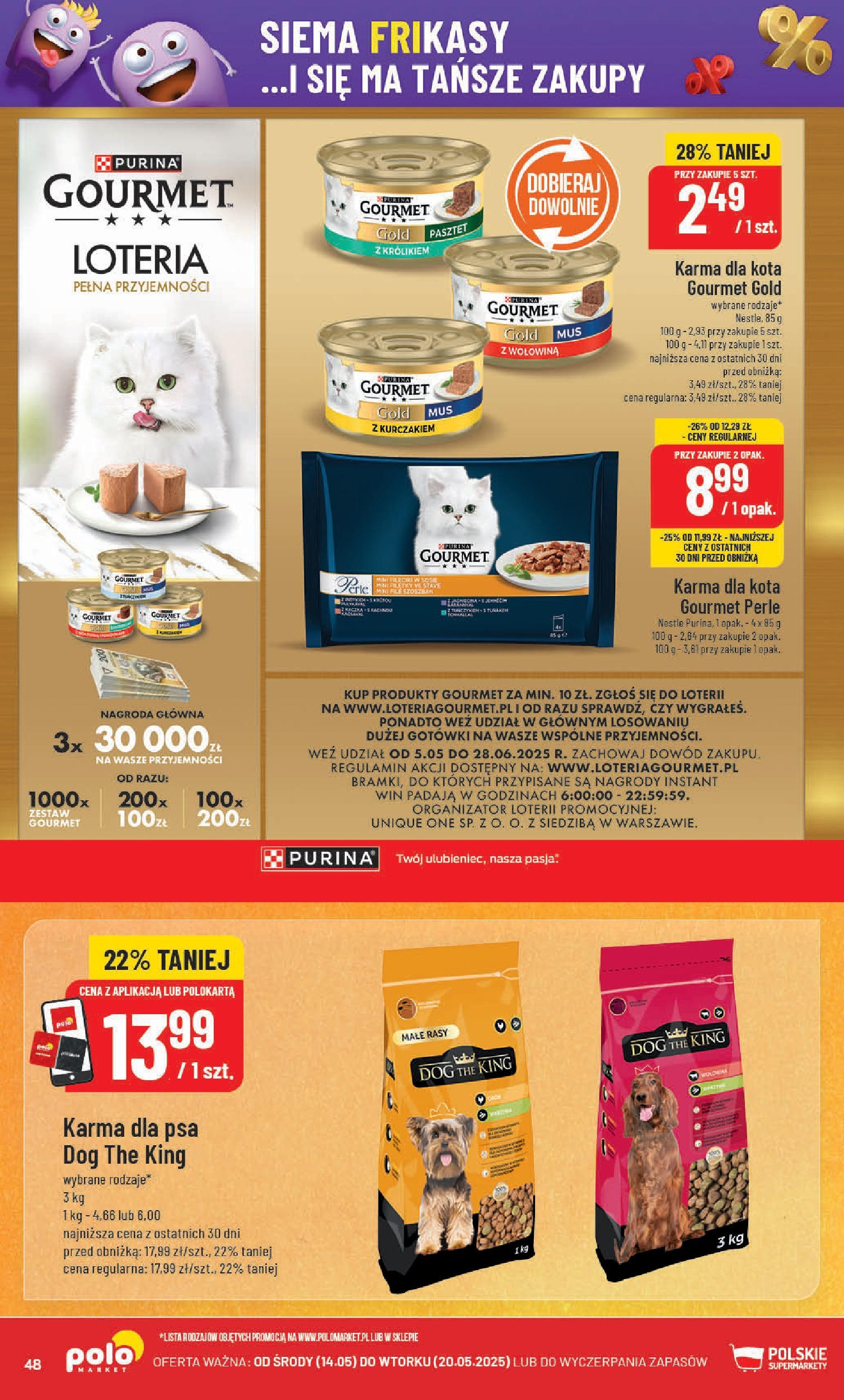 POLOmarket gazetka od jutra (14.05.2025) | Nowa PDF | Strona: 48 | Produkty: Karma dla kota, Karma dla psa, Wo艂owina POLOmarket gazetka od jutra (14.05.2025) - Nowa PDF | Strona: 48 | Produkty: Karma dla kota, Karma dla psa, Wo艂owina