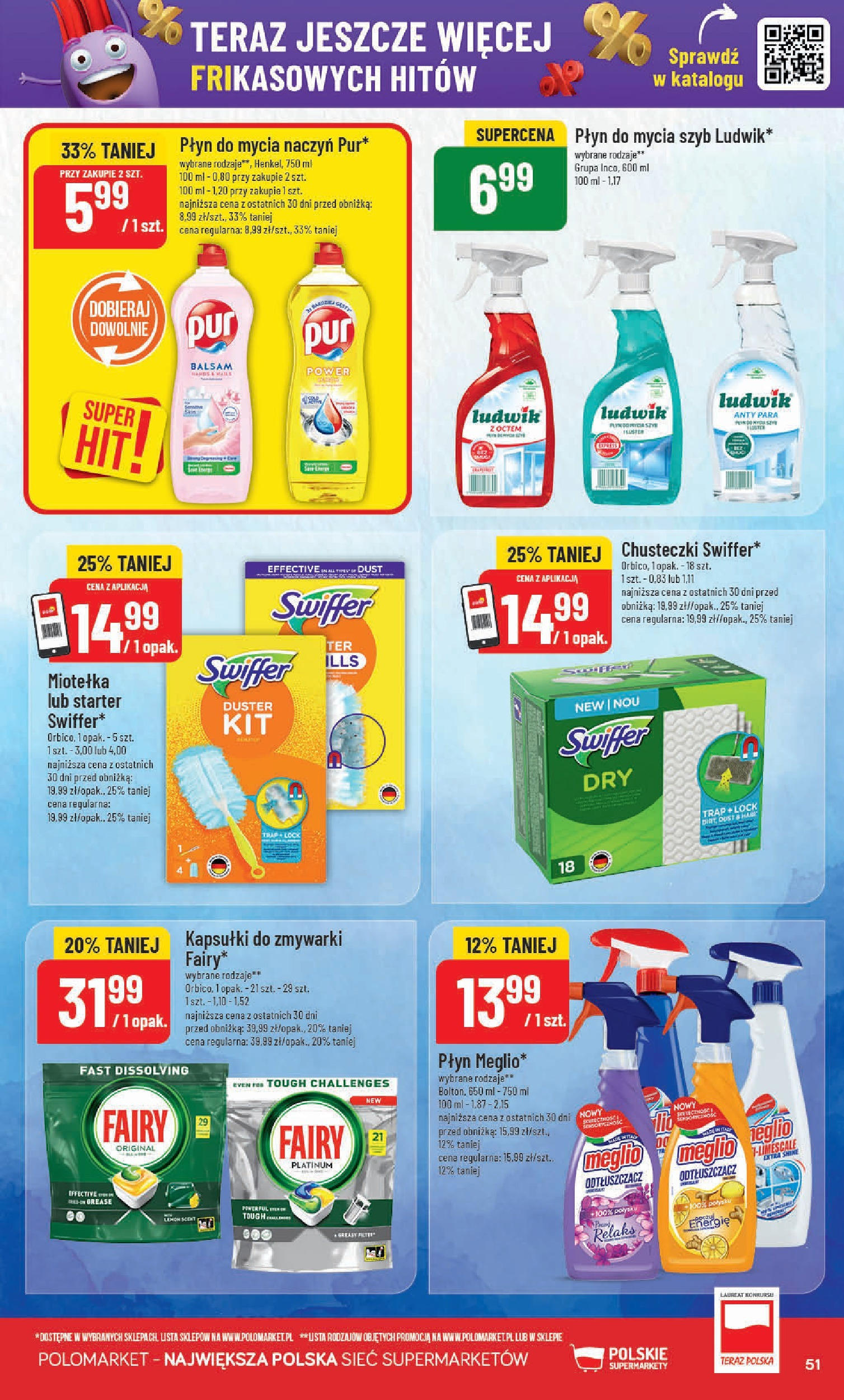 POLOmarket gazetka od jutra (14.05.2025) | Nowa PDF | Strona: 51 | Produkty: Starter, P艂yn do mycia szyb, Cleaner, Fairy POLOmarket gazetka od jutra (14.05.2025) - Nowa PDF | Strona: 51 | Produkty: Starter, P艂yn do mycia szyb, Cleaner, Fairy