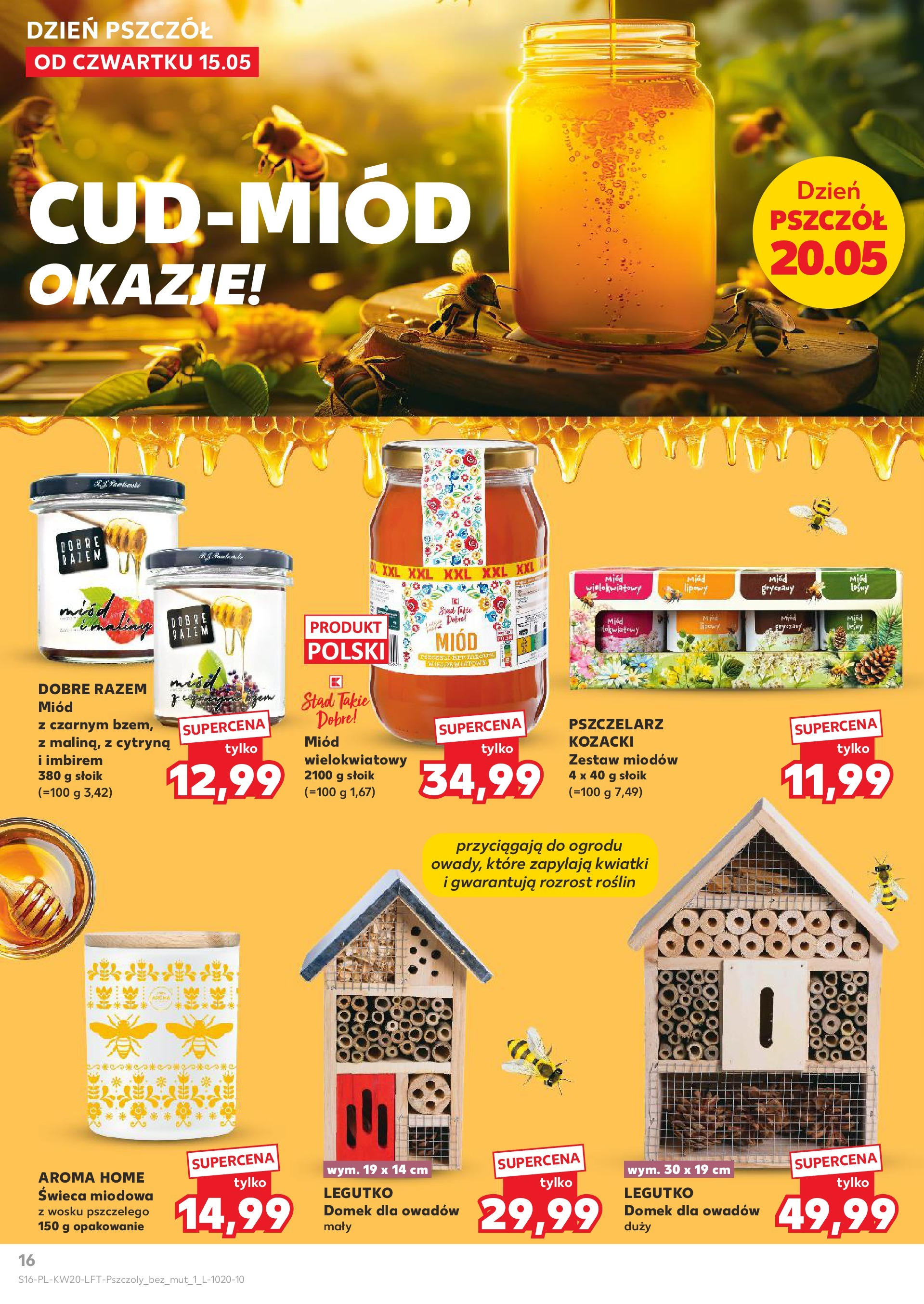 Kaufland gazetka (15.05.2025) - od jutra | Strona: 16 | Produkty: Cytryna, Miód, Kwiatki Kaufland gazetka od 15.05.2025 - od jutra PDF | Strona: 16 | Produkty: Cytryna, Miód, Kwiatki