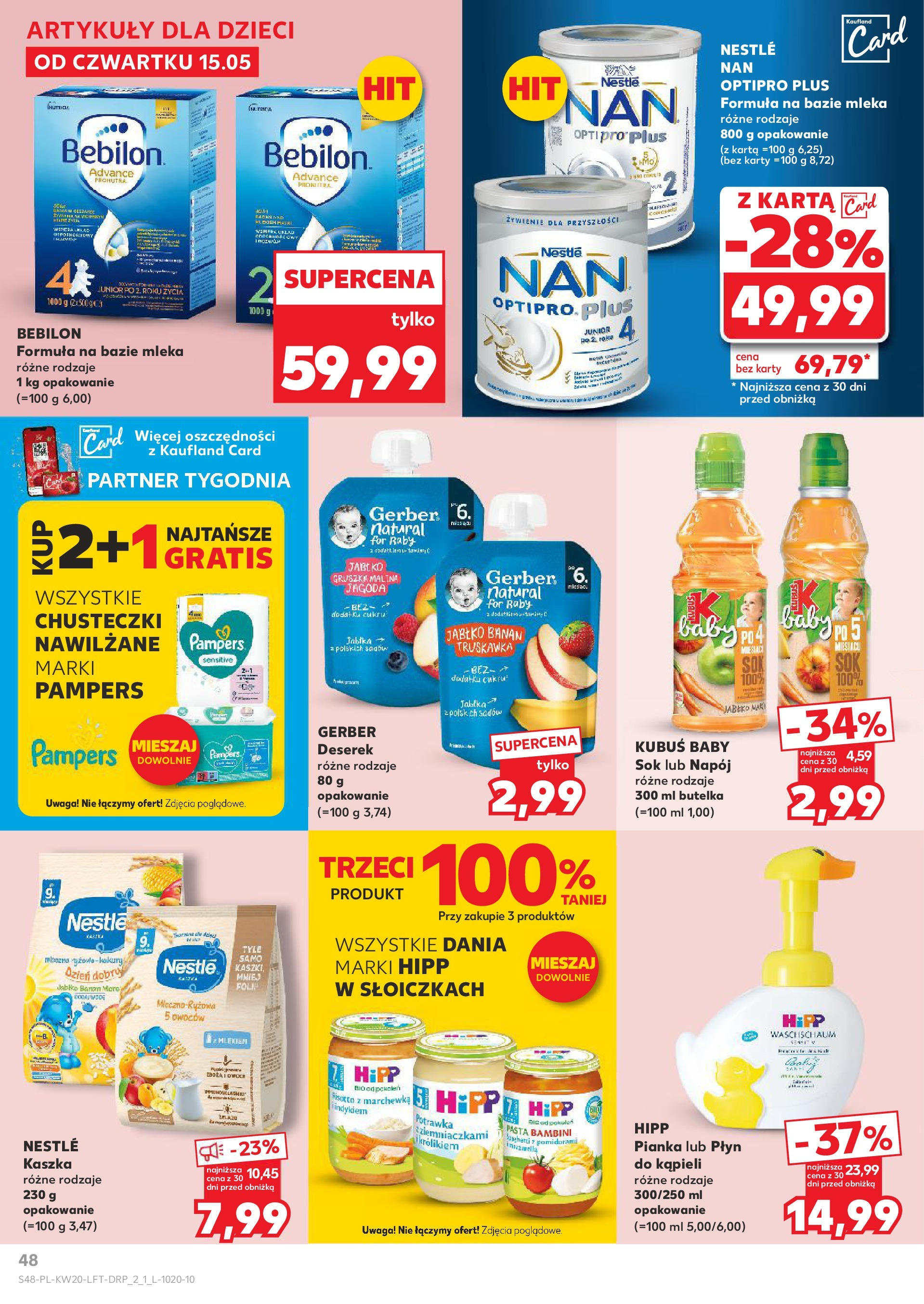 Kaufland gazetka (15.05.2025) - od jutra | Strona: 48 | Produkty: Gruszka, Płyn do kąpieli, Nestle nan optipro plus, Sok Kaufland gazetka od 15.05.2025 - od jutra PDF | Strona: 48 | Produkty: Gruszka, Płyn do kąpieli, Nestle nan optipro plus, Sok