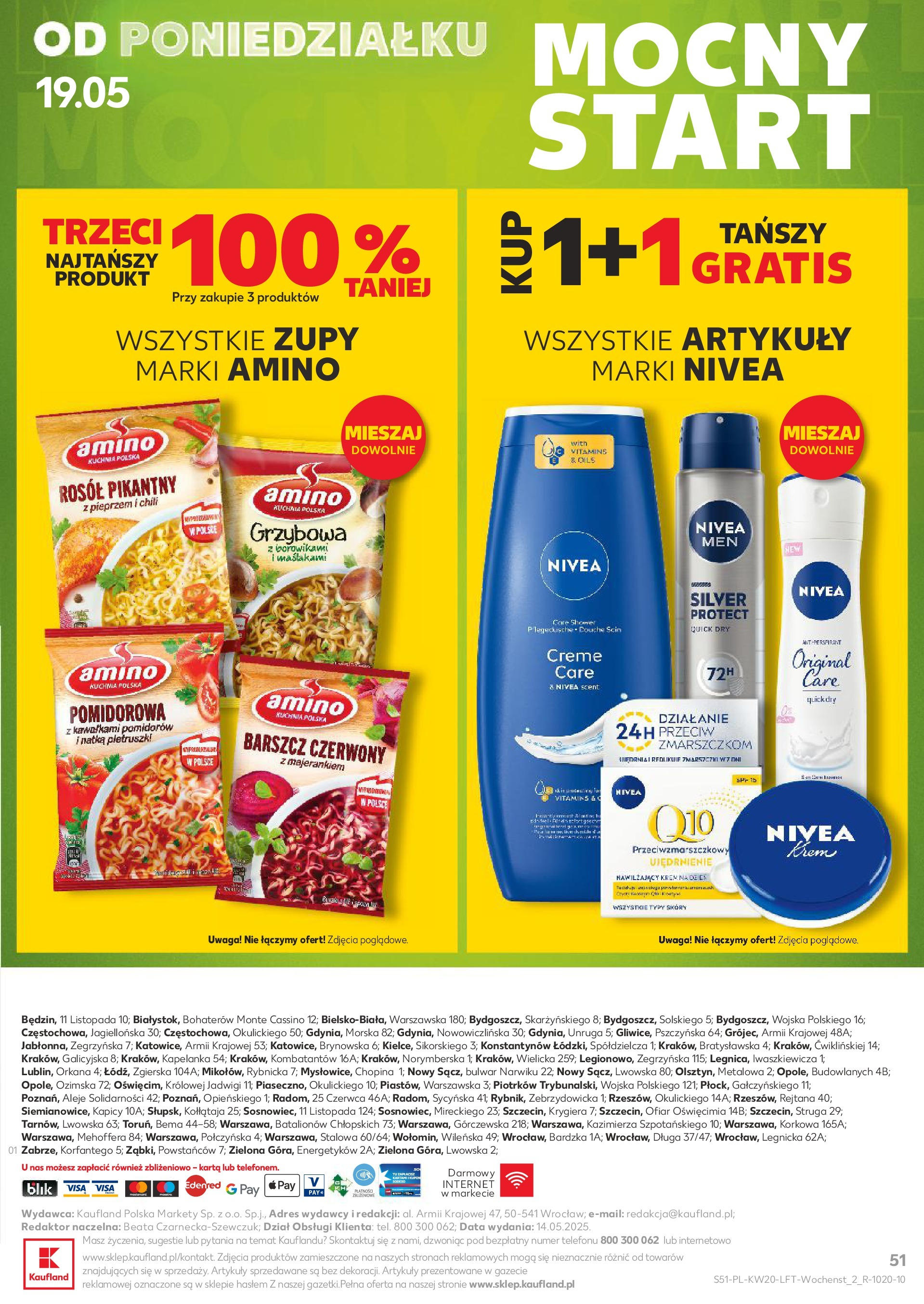 Kaufland gazetka (15.05.2025) - od jutra | Strona: 51 | Produkty: Chili, Barszcz, Karta, Krem Kaufland gazetka od 15.05.2025 - od jutra PDF | Strona: 51 | Produkty: Chili, Barszcz, Karta, Krem