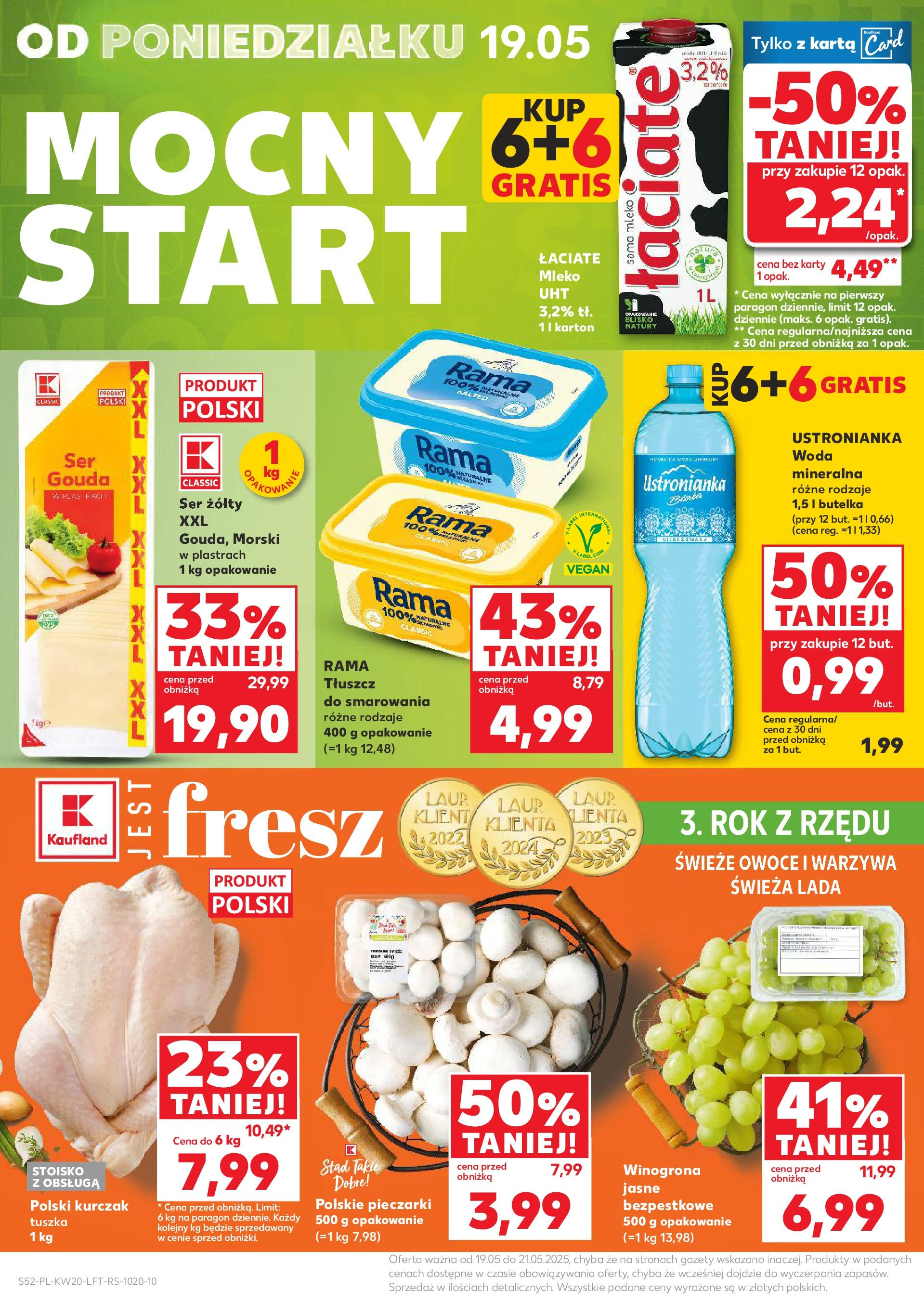 Kaufland gazetka (15.05.2025) - od jutra | Strona: 52 | Produkty: Pieczarki, Mleko, Woda, Warzywa Kaufland gazetka od 15.05.2025 - od jutra PDF | Strona: 52 | Produkty: Pieczarki, Mleko, Woda, Warzywa