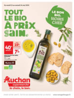 Auchan Supermarché Le bon bio, moins cher - au 24.05.2025