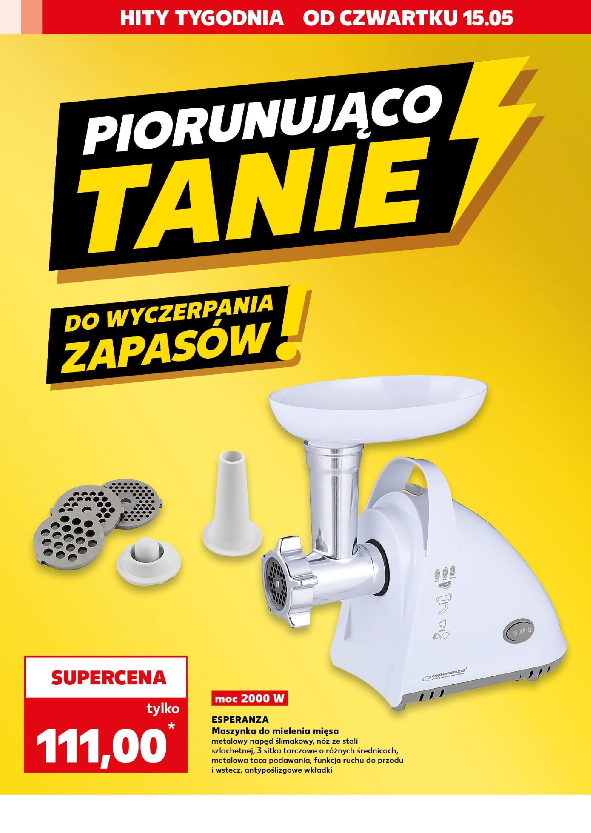 Kaufland gazetka - Mega okazje (15.05.2025) - od jutra | Strona: 2 | Produkty: Maszynka do mielenia mięsa Kaufland gazetka - Mega okazje od 15.05.2025 - od jutra PDF | Strona: 2 | Produkty: Maszynka do mielenia mięsa
