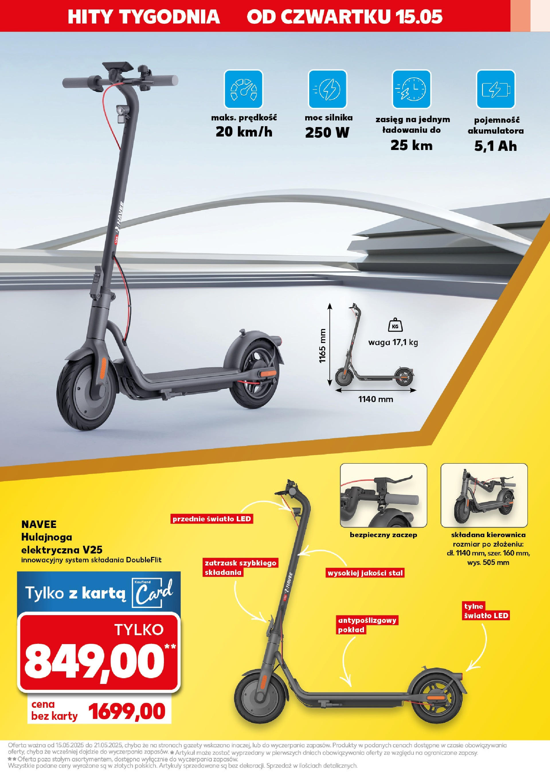 Kaufland gazetka - Mega okazje (15.05.2025) - od jutra | Strona: 3 | Produkty: Karta, Waga, Hulajnoga elektryczna Kaufland gazetka - Mega okazje od 15.05.2025 - od jutra PDF | Strona: 3 | Produkty: Karta, Waga, Hulajnoga elektryczna