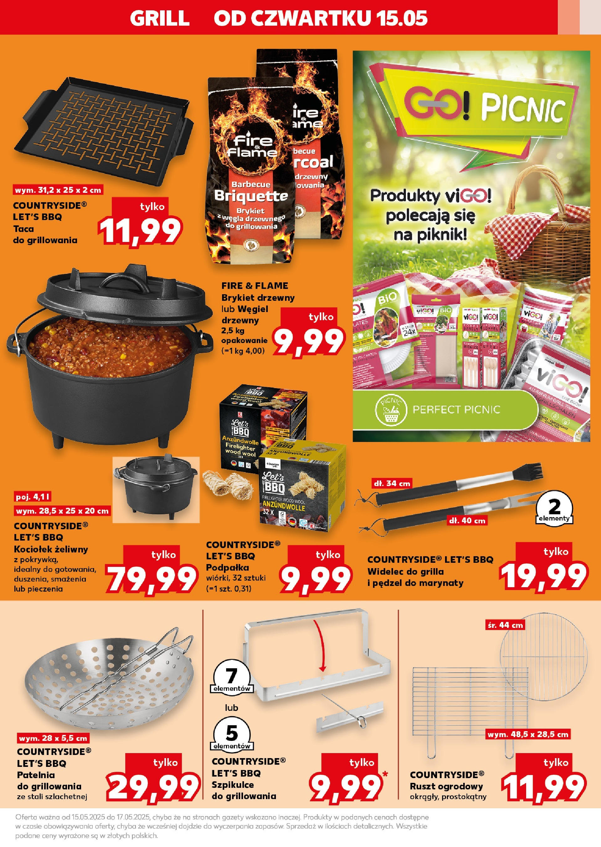 Kaufland gazetka - Mega okazje (15.05.2025) - od jutra | Strona: 13 | Produkty: Pędzel, Starter, Grill, Ruszt Kaufland gazetka - Mega okazje od 15.05.2025 - od jutra PDF | Strona: 13 | Produkty: Pędzel, Starter, Grill, Ruszt