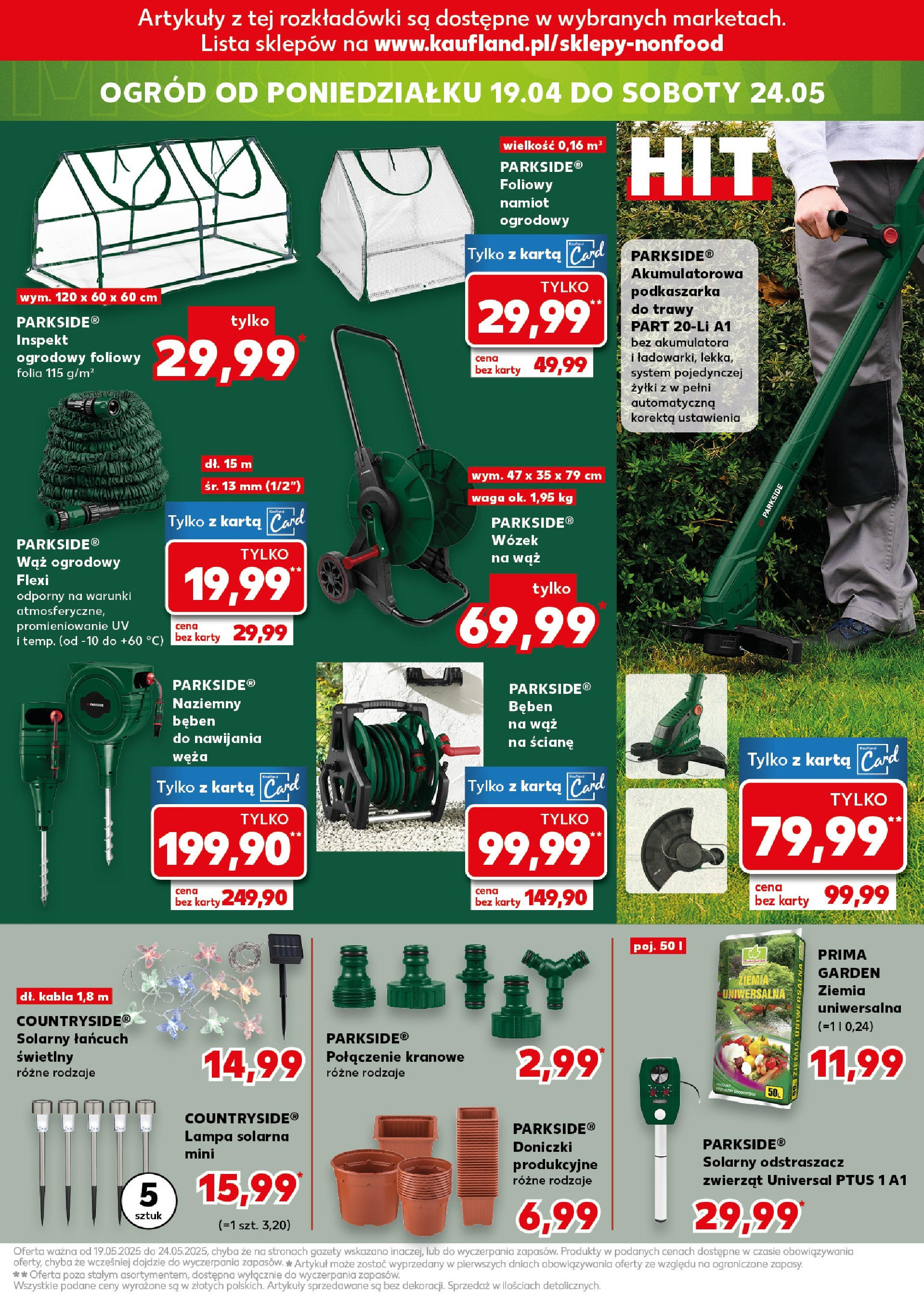 Kaufland gazetka - Mega okazje (15.05.2025) - od jutra | Strona: 19 | Produkty: Karta, Ziemia uniwersalna, Lampa, Doniczki Kaufland gazetka - Mega okazje od 15.05.2025 - od jutra PDF | Strona: 19 | Produkty: Karta, Ziemia uniwersalna, Lampa, Doniczki
