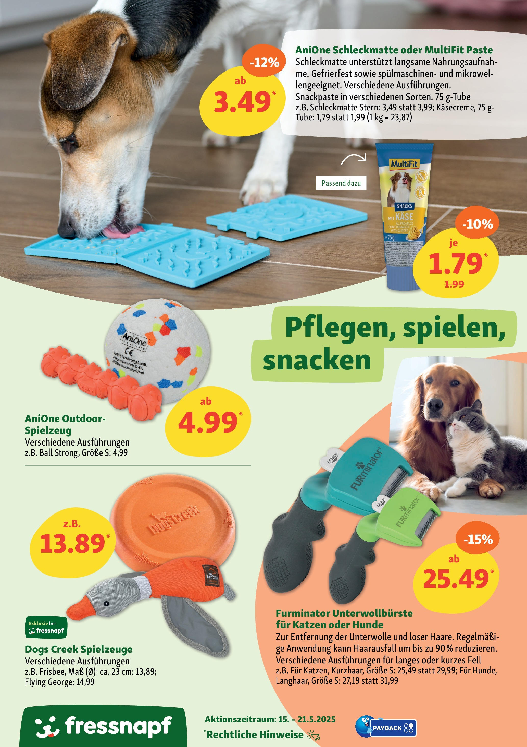 Fressnapf Prospekt (ab 15.05.2025) zum Blättern | Seite: 4 | Produkte: Käse