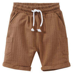 Baby Joggingshorts mit Strukturmuster