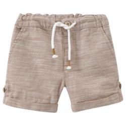 Baby Shorts mit Webstruktur