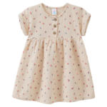 Ernsting's family Baby Musselin-Kleid mit Blumen-Allover - bis 01.06.2025