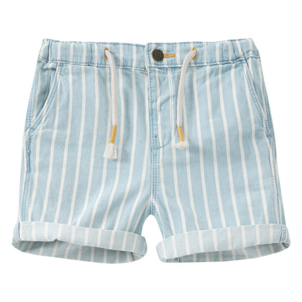Baby Jeans-Shorts mit Streifen