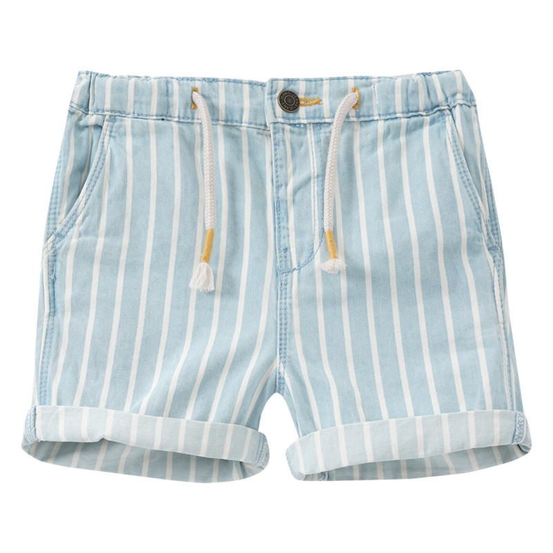 Baby Jeans-Shorts mit Streifen