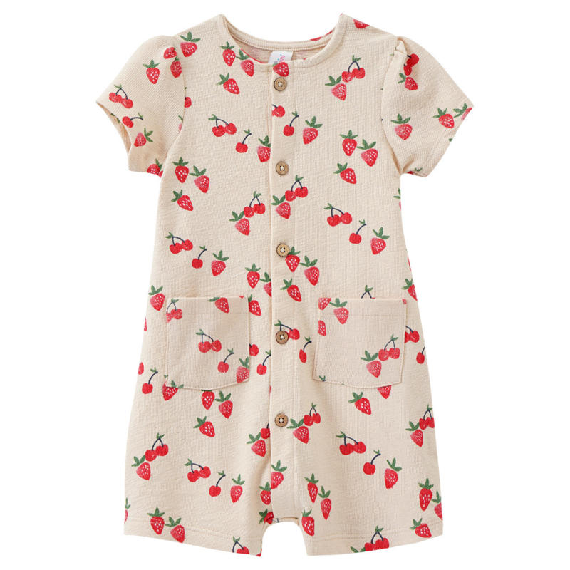 Baby Overall mit Obst-Print allover