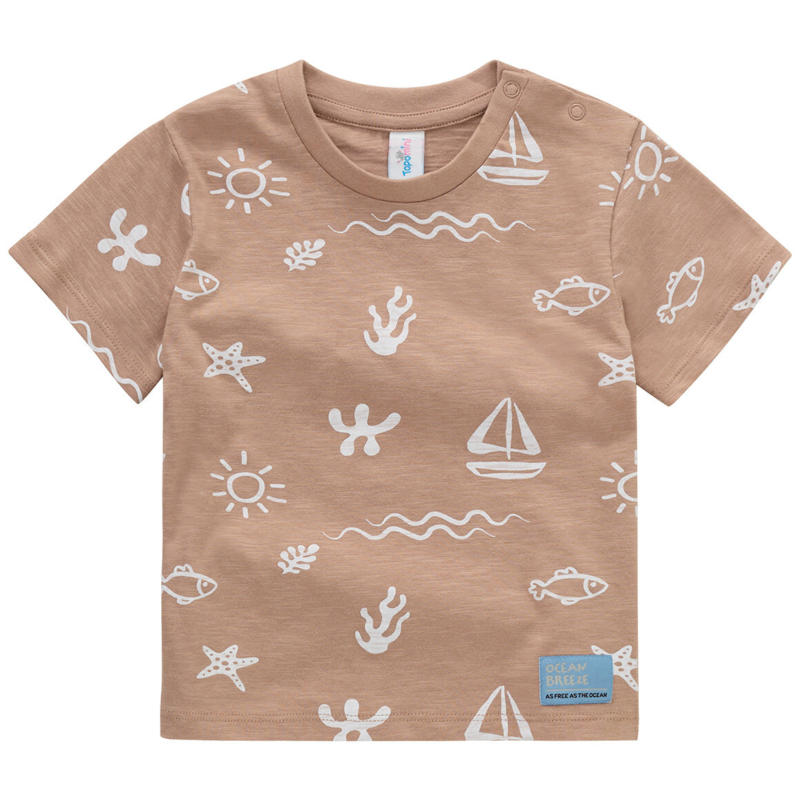 Baby T-Shirt mit Allover-Print