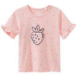 Baby T-Shirt mit Erdbeer-Print