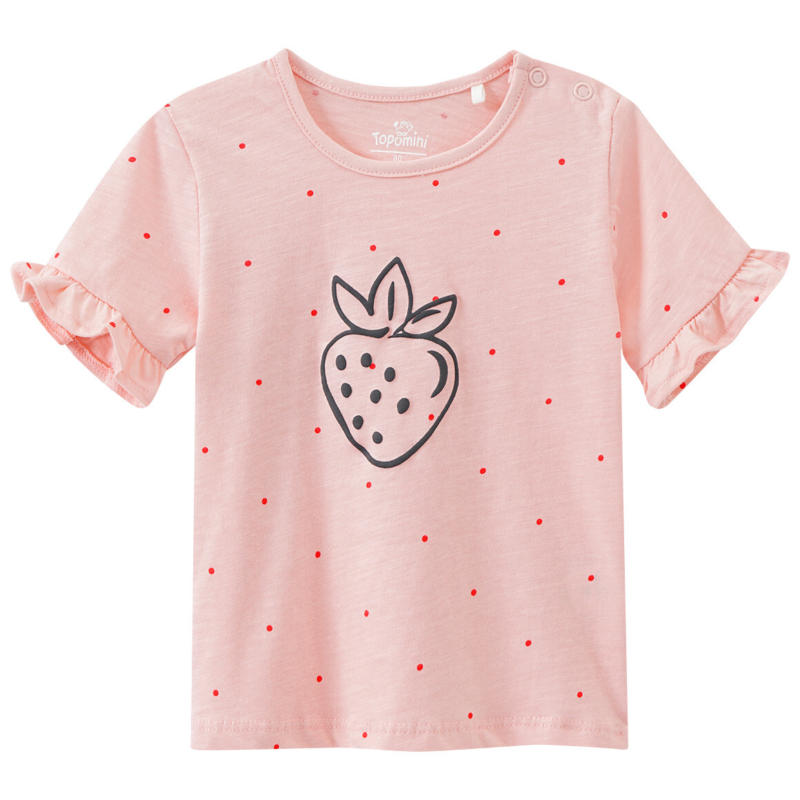 Baby T-Shirt mit Erdbeer-Print