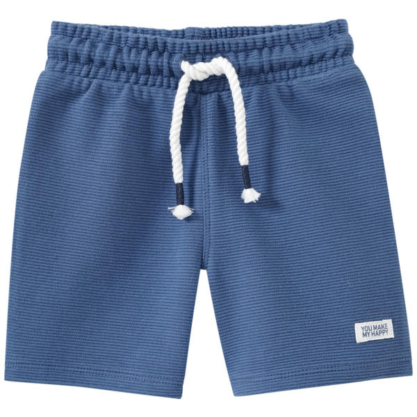 Baby Joggingshorts mit Rippstruktur