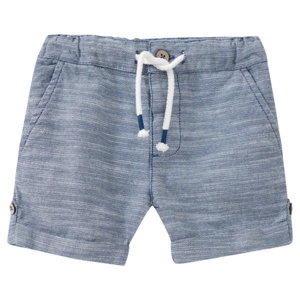 Baby Shorts mit Webstruktur