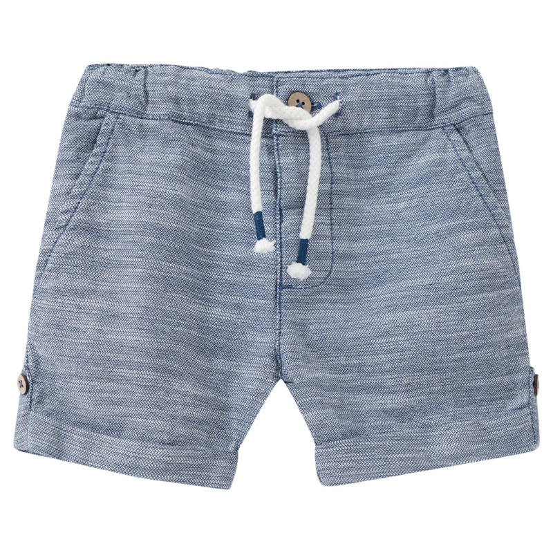 Baby Shorts mit Webstruktur
