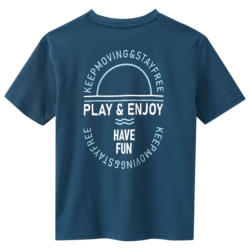 Jungen T-Shirt mit Rücken-Print