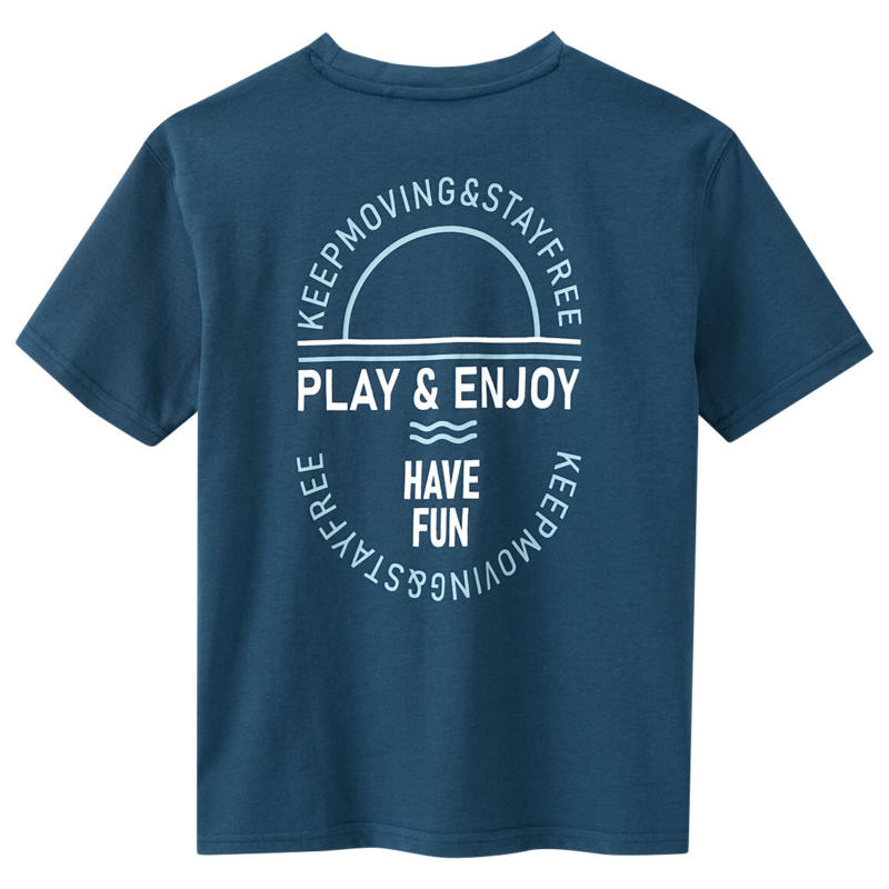Jungen T-Shirt mit Rücken-Print