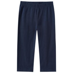 Mädchen Capri-Leggings in unifarben