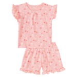 Ernsting's family Mädchen T-Shirt und Shorts im Set - bis 01.06.2025